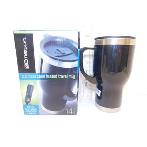 NEW Emerson Stainless Steel Heated Travel Mug 14 Oz.